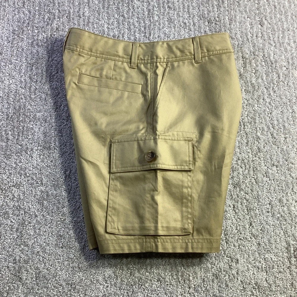 Burberry Kids Sand Oscar Cargo Shorts Vintage Check Pocket Organic Cotton 8Y NWT